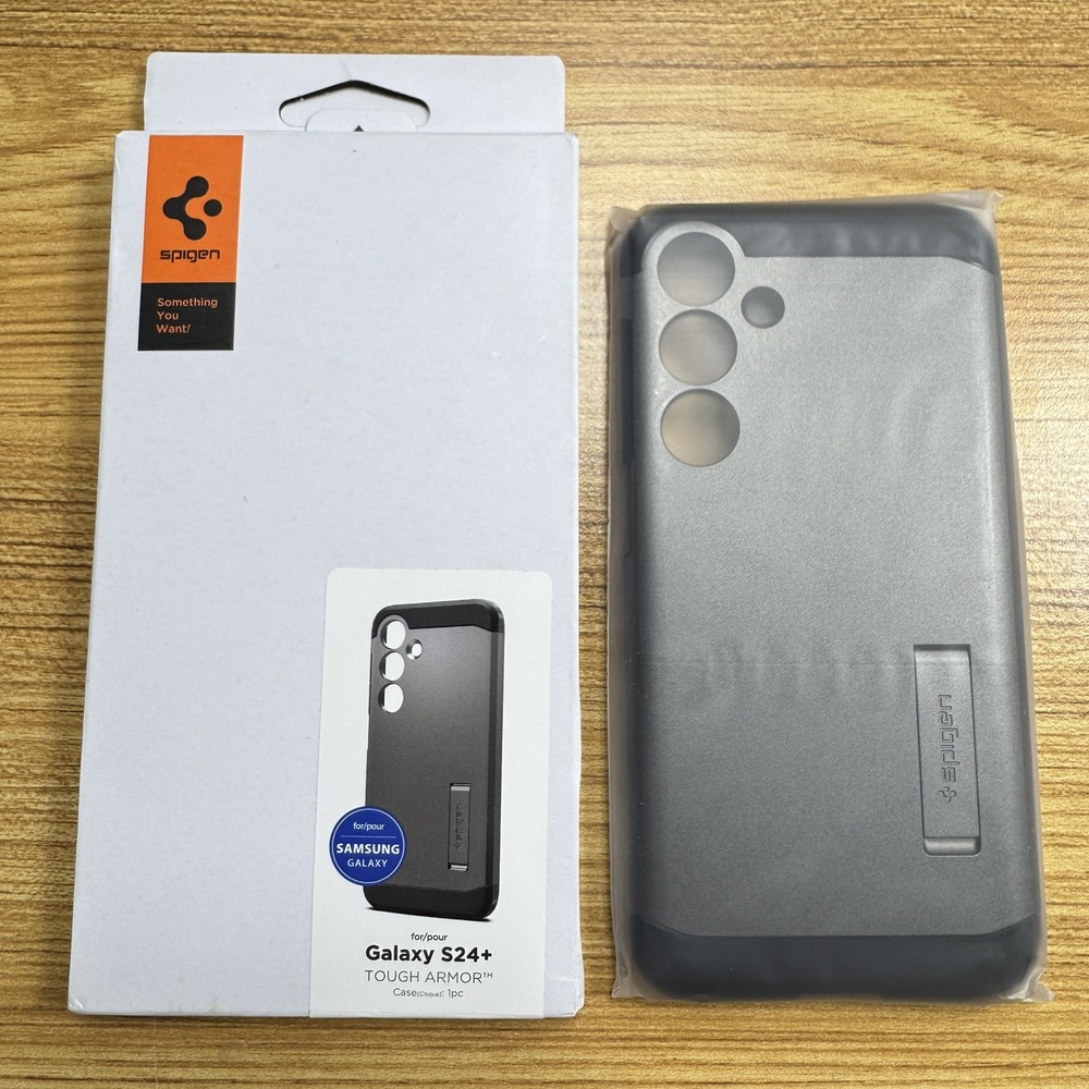 Spigen Tough Armor Galaxy S24 + Plus Case [Kickstand] - Gunmetal ACS07333‎